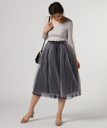 SWINGLE | チュールプリーツスカート◆(スカート)