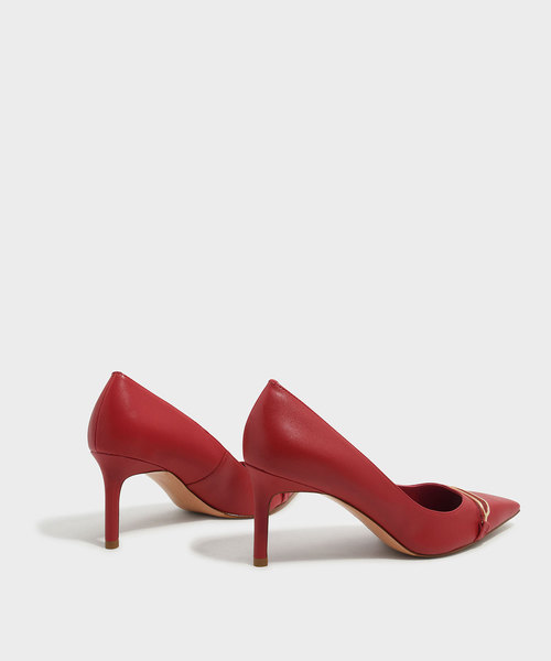 CHARLES & KEITH(チャールズ & キース)の「メタリックディテールパンプス / METALLIC DETAIL PUMPS(パンプス・レディース・レッド/ライトベージュ/ブラック・22.5cm/23.5cm/23cm/24.5cm/25cm)」の11枚目の写真
