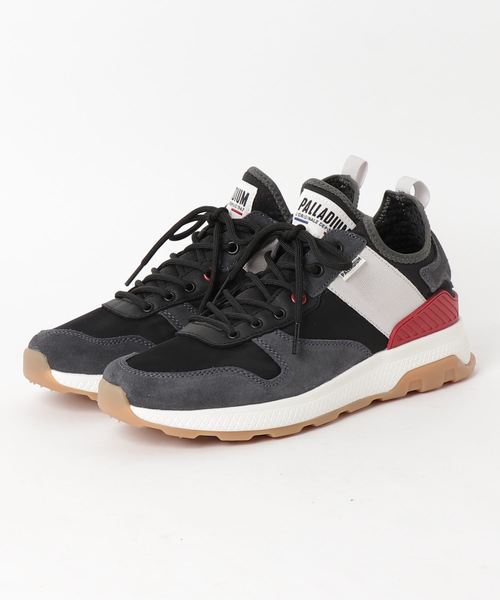 PALLADIUM（パラディウム）の「PALLADIUM/パラディウム AX_EON ARMY RUNNER/アクシオン アーミーランナー（スニーカー・メンズ・ブラック/グレー/カーキ/ブラック系その他/ダークカーキ/レッド/ブラック系その他2/ホワイト/レッド系その他・25.5cm/26.5cm/26cm/27.5cm/27cm/28cm）」の5枚目の写真