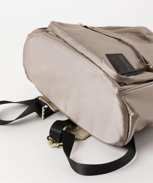 Legato Largo(レガートラルゴ)の「【Legato Largo】撥水加工ナイロン調デイパック LT-C2151(バックパック/リュック・レディース・ベージュ/ブラック/グレー/ネイビー・FREE)」の7枚目の写真