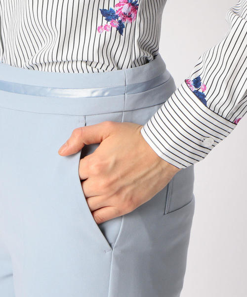 NARACAMICIE(ナラカミーチェ)の「【セットアップスーツ対応】テーパードパンツ(その他パンツ・レディース・ブルー/ネイビー/ピンク・LARGE/SMALL/MEDIUM)」の9枚目の写真