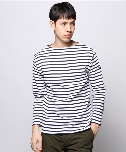 JOURNAL STANDARD(ジャーナルスタンダード)の「SAINT JAMES / セントジェームス: OUESSANT(Tシャツ/カットソー・メンズ・アイボリー/グリーン/ネイビー/レッド/ブラック・4/3)」の4枚目の写真