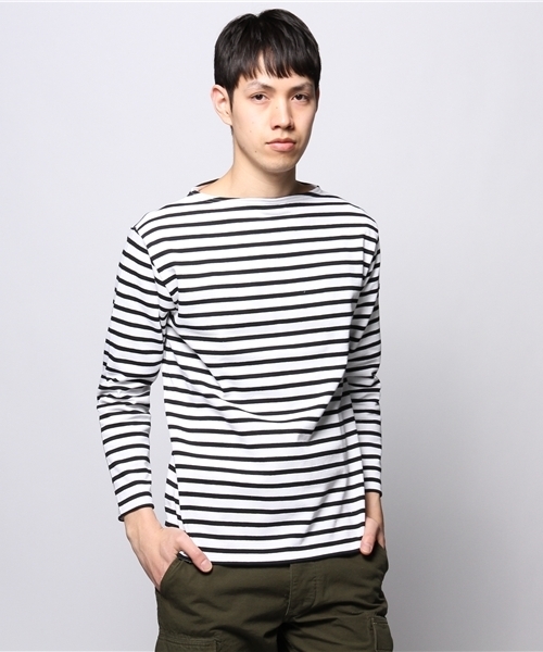 JOURNAL STANDARD(ジャーナルスタンダード)の「SAINT JAMES / セントジェームス: OUESSANT(Tシャツ/カットソー・メンズ・アイボリー/グリーン/ネイビー/レッド/ブラック・4/3)」の3枚目の写真