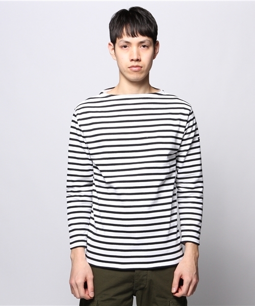 JOURNAL STANDARD(ジャーナルスタンダード)の「SAINT JAMES / セントジェームス: OUESSANT(Tシャツ/カットソー・メンズ・アイボリー/グリーン/ネイビー/レッド/ブラック・4/3)」の6枚目の写真