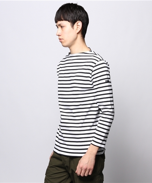 JOURNAL STANDARD(ジャーナルスタンダード)の「SAINT JAMES / セントジェームス: OUESSANT(Tシャツ/カットソー・メンズ・アイボリー/グリーン/ネイビー/レッド/ブラック・4/3)」の7枚目の写真