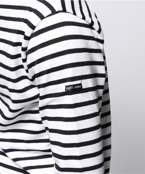 JOURNAL STANDARD(ジャーナルスタンダード)の「SAINT JAMES / セントジェームス: OUESSANT(Tシャツ/カットソー・メンズ・アイボリー/グリーン/ネイビー/レッド/ブラック・4/3)」の10枚目の写真