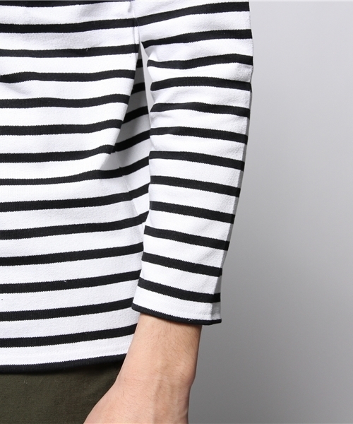 JOURNAL STANDARD(ジャーナルスタンダード)の「SAINT JAMES / セントジェームス: OUESSANT(Tシャツ/カットソー・メンズ・アイボリー/グリーン/ネイビー/レッド/ブラック・4/3)」の11枚目の写真