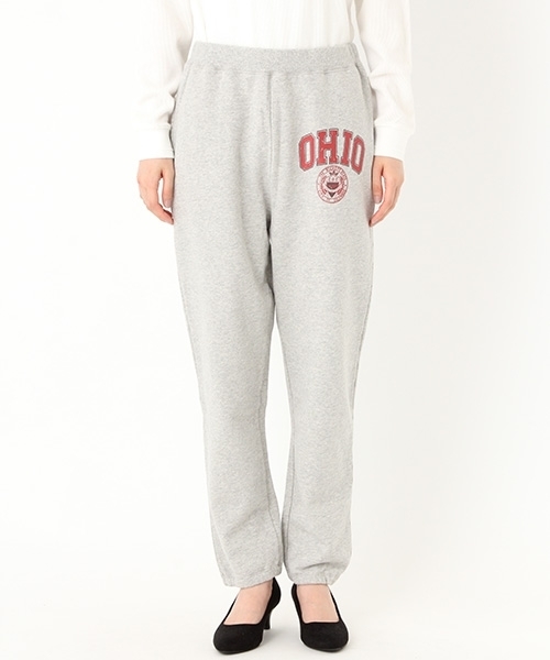 niko and...（ニコアンド）の「コットン裏毛ロゴ入りスウェットパンツ（その他パンツ・レディース・チャコール/グレー・3/4）」の5枚目の写真