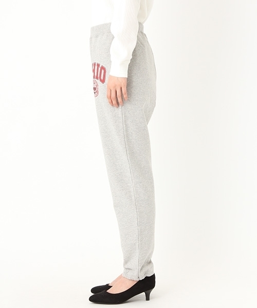 niko and...（ニコアンド）の「コットン裏毛ロゴ入りスウェットパンツ（その他パンツ・レディース・チャコール/グレー・3/4）」の6枚目の写真