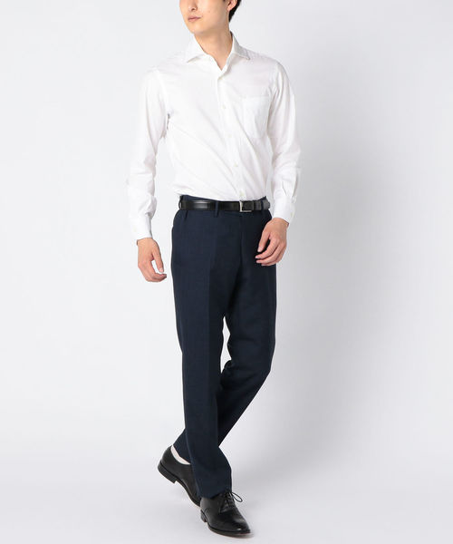 SHIPS（シップス）の「SD: ラスティック ソリッド トロピカル ドレスパンツ (ネイビー)（その他パンツ・メンズ・ネイビー・44/46/48）」の9枚目の写真