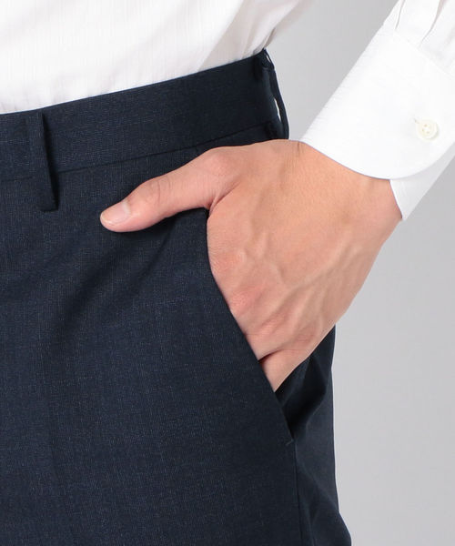 SHIPS（シップス）の「SD: ラスティック ソリッド トロピカル ドレスパンツ (ネイビー)（その他パンツ・メンズ・ネイビー・44/46/48）」の7枚目の写真