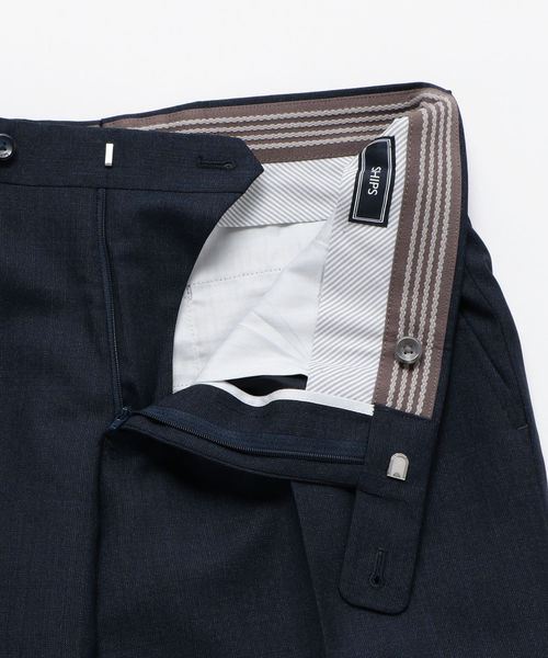 SHIPS（シップス）の「SD: ラスティック ソリッド トロピカル ドレスパンツ (ネイビー)（その他パンツ・メンズ・ネイビー・44/46/48）」の4枚目の写真