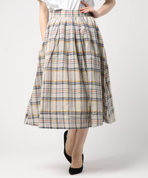 AMERICAN HOLIC | ・綿麻ギャザーフレアスカート(スカート)