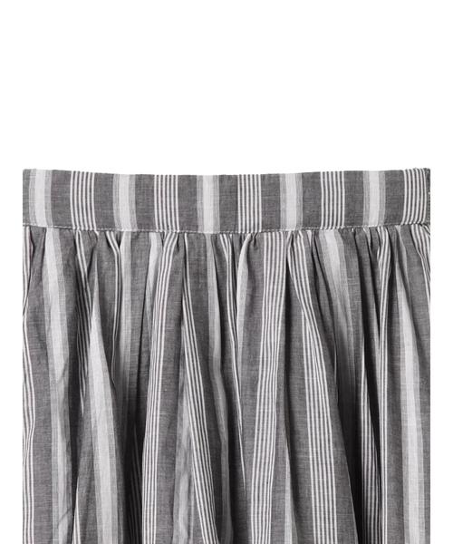 AMERICAN HOLIC（アメリカンホリック）の「・綿麻ギャザーフレアスカート＊（スカート・レディース・ベージュ/ネイビー/カーキ/その他5/ストライプ/チェック・FREE）」の20枚目の写真