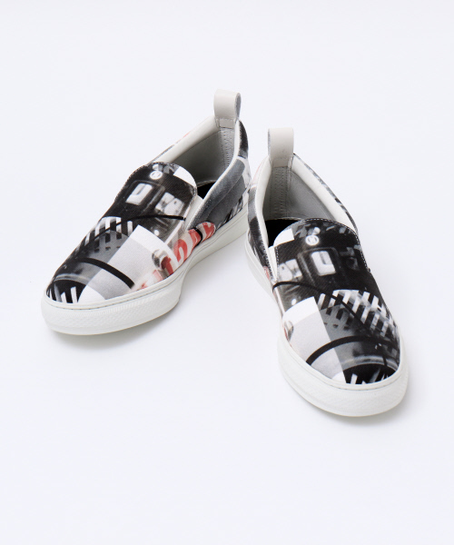 buddy（バディ）の「【5351×buddy別注】グラフィックキャンバススリッポン（スニーカー・メンズ・ブラック・40/42/44/46）」の14枚目の写真