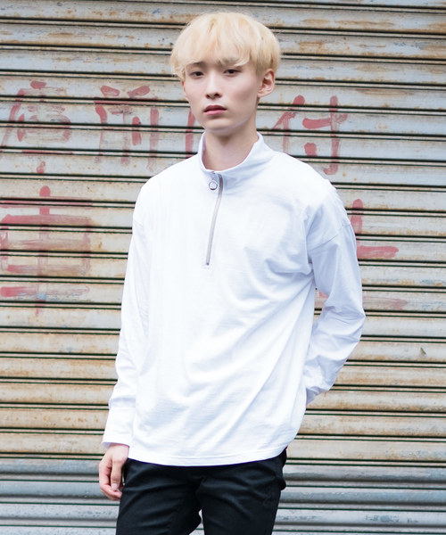 FUGA（フーガ）の「ハーフジップモックネックLS/カットソー（Tシャツ