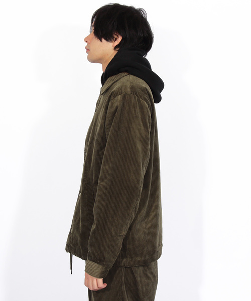 ８(eight)（エイト）の「コーデュロイ コーチジャケット ブルゾン（ブルゾン・メンズ・ブラック/ベージュ/ブラウン・MEDIUM/LARGE/X-LARGE）」の10枚目の写真