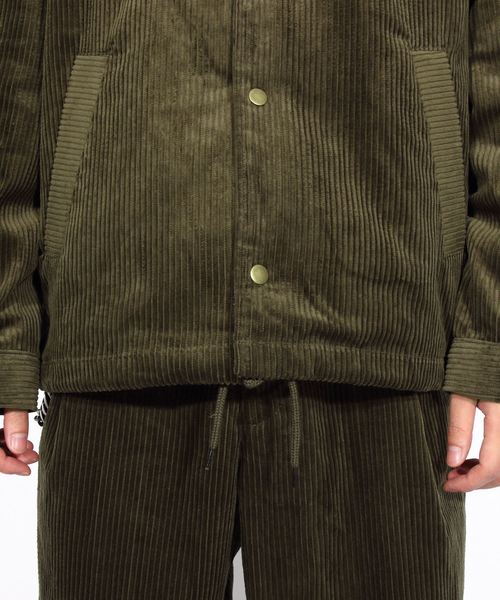 ８(eight)（エイト）の「コーデュロイ コーチジャケット ブルゾン（ブルゾン・メンズ・ブラック/ベージュ/ブラウン・MEDIUM/LARGE/X-LARGE）」の17枚目の写真
