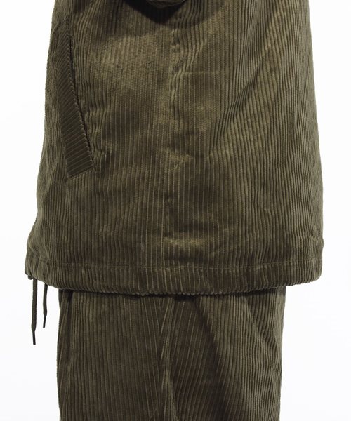 ８(eight)（エイト）の「コーデュロイ コーチジャケット ブルゾン（ブルゾン・メンズ・ブラック/ベージュ/ブラウン・MEDIUM/LARGE/X-LARGE）」の19枚目の写真