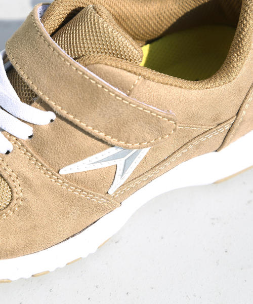 coen（コーエン）の「【coen キッズ/ジュニア】2019SS コーエン別注瞬足（シュンソク）Hi-STANDARD/ハイスタンダード/ダブルインソール（スニーカー・キッズ・ベージュ/ブラック/ロイヤルブルー・18cm/19cm/21cm/22cm/23cm/20cm）」の11枚目の写真