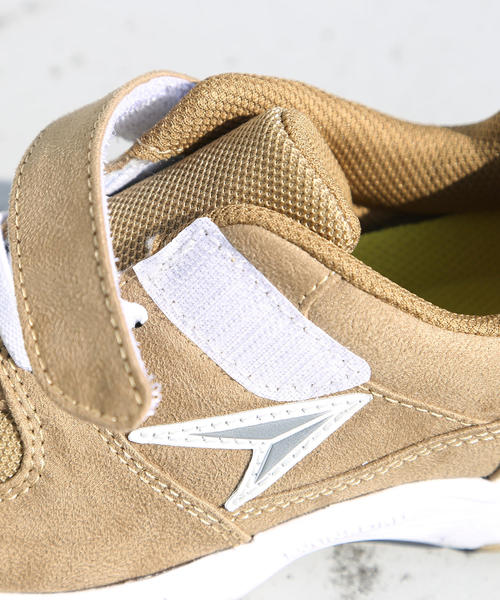 coen（コーエン）の「【coen キッズ/ジュニア】2019SS コーエン別注瞬足（シュンソク）Hi-STANDARD/ハイスタンダード/ダブルインソール（スニーカー・キッズ・ベージュ/ブラック/ロイヤルブルー・18cm/19cm/21cm/22cm/23cm/20cm）」の5枚目の写真