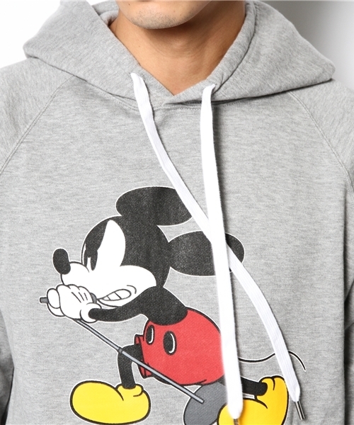 ナンバーナイン ミッキー グレー パーカーサイズ2 NUMBER (N)INE