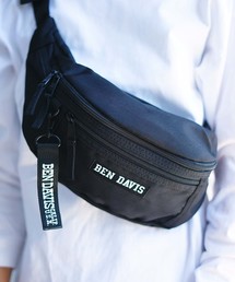 【BEN DAVIS/ベンデイビス】普段遣い抜群なヘビロテデザイン ワンポイントブランドロゴ入り ユニセックスデザイン ブランドネームリボン付き ウエストバッグ