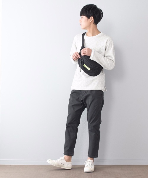 BEN DAVIS（ベンデイビス）の「【BEN DAVIS/ベンデイビス】普段遣い抜群なヘビロテデザイン ワンポイントブランドロゴ入り ユニセックスデザイン ブランドネームリボン付き ウエストバッグ（ボディバッグ/ウエストポーチ・レディース・ブラック/レッド/ピンク/スミクロ/ライトピンク/ネイビー/パープル/イエロー/ライトパープル/グリーン/レッド系その他・FREE）」の22枚目の写真