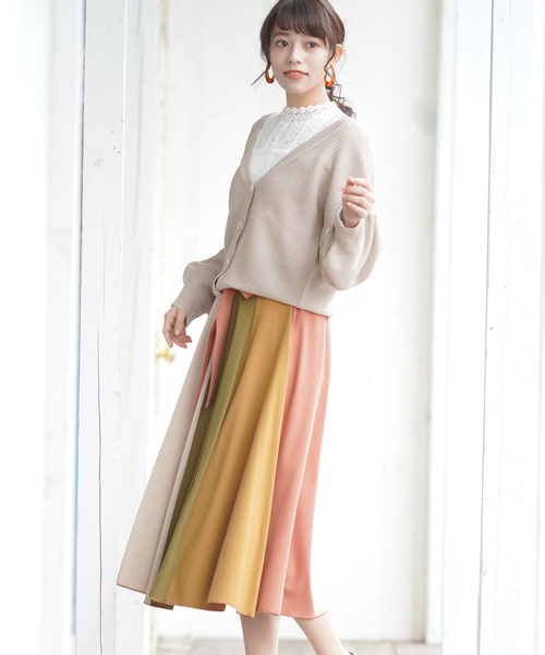 rps(アールピーエス)の「レースハイネックパッチワークブラウス(シャツ/ブラウス・レディース・オフホワイト/ブラック/グレイッシュベージュ・M)」の12枚目の写真