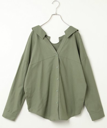 2WAYオフショルシャツ