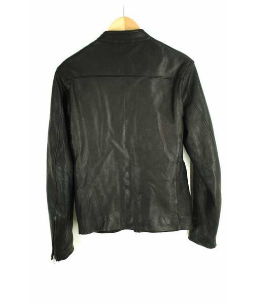 ブランド古着】Padded Goatskin Biker Jacket ゴートレザーシングル 