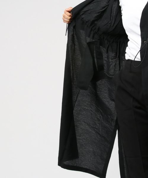 STYLEBLOCK（スタイルブロック）の「ガーゼファイユドロストガウンコート（その他アウター・レディース・ブラック/カーキ/オレンジ・M）」の6枚目の写真