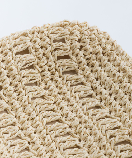 MERLOT（メルロー）の「ペーパー編みがま口ショルダーバッグ043-7601（ショルダーバッグ・レディース・ブラック/ベージュ/アイボリー・FREE）」の15枚目の写真