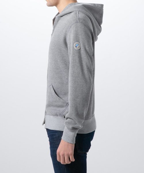 YANUK（ヤヌーク）の「YANUK MEN'S トライブレンド SWEAT HOODIE(スウェットフーディ)/57291028（パーカー・メンズ・グレー/チャコールグレー・S/M/L）」の11枚目の写真