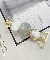 【apres jour×ARIAZ】サンカクパーツヘアピン