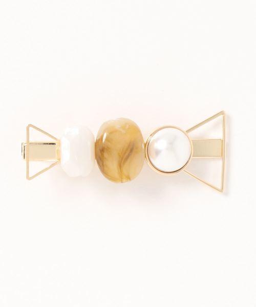 apres jour（アプレジュール）の「【apres jour×ARIAZ】サンカクパーツヘアピン（ヘアピン・レディース・スモークグレー/ライトブルー/ライトブラウン・FREE）」の6枚目の写真