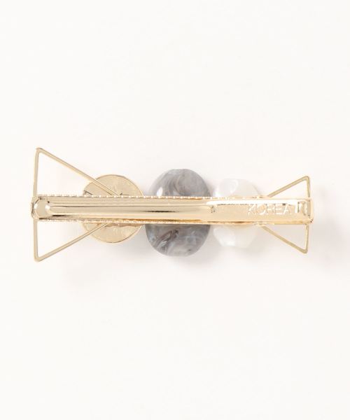 apres jour（アプレジュール）の「【apres jour×ARIAZ】サンカクパーツヘアピン（ヘアピン・レディース・スモークグレー/ライトブルー/ライトブラウン・FREE）」の4枚目の写真