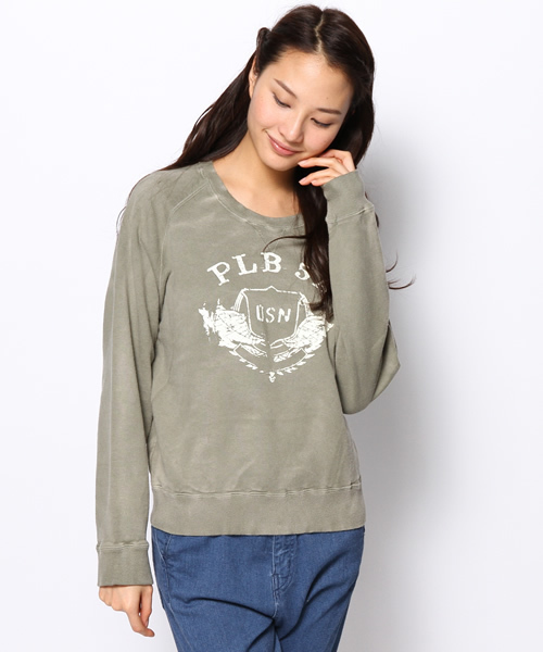 goa（ゴア）の「硫化ｳﾞｨﾝﾃｰｼﾞ裏毛ﾌﾟﾙｵｰﾊﾞｰ（スウェット・レディース・ブラック/ベージュ/カーキ/イエロー・FREE）」の4枚目の写真