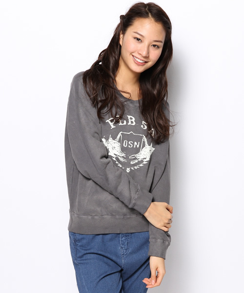 goa（ゴア）の「硫化ｳﾞｨﾝﾃｰｼﾞ裏毛ﾌﾟﾙｵｰﾊﾞｰ（スウェット・レディース・ブラック/ベージュ/カーキ/イエロー・FREE）」の2枚目の写真