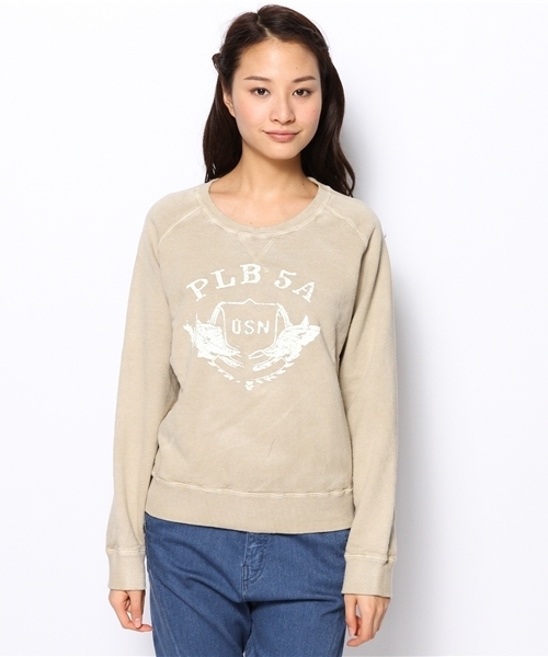 goa（ゴア）の「硫化ｳﾞｨﾝﾃｰｼﾞ裏毛ﾌﾟﾙｵｰﾊﾞｰ（スウェット・レディース・ブラック/ベージュ/カーキ/イエロー・FREE）」の6枚目の写真