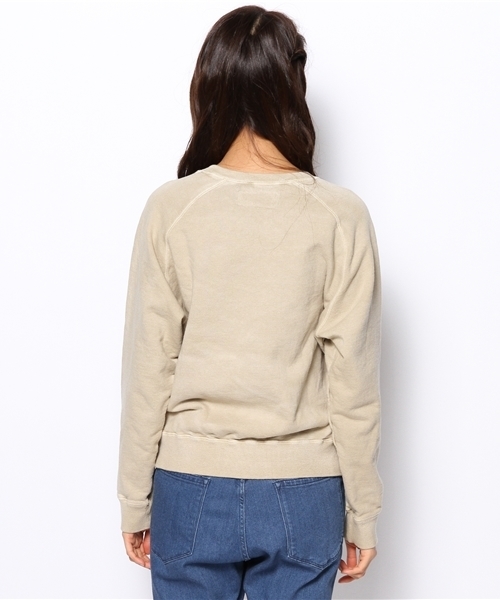 goa（ゴア）の「硫化ｳﾞｨﾝﾃｰｼﾞ裏毛ﾌﾟﾙｵｰﾊﾞｰ（スウェット・レディース・ブラック/ベージュ/カーキ/イエロー・FREE）」の8枚目の写真