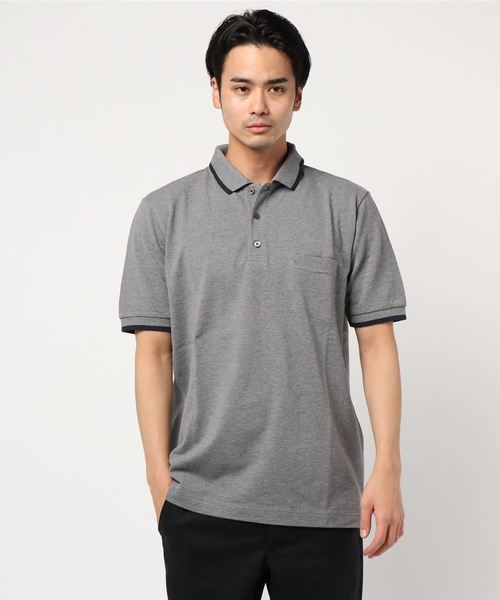 CRAFT STANDARD BOUTIQUE(クラフトスタンダードブティック)の「ポケット付鹿子カットポロシャツ●(ポロシャツ・メンズ・オフホワイト/カーキ/ネイビー/ブラック/ホワイト/ベージュ系その他/ダークネイビー/ホワイト系その他4/ブルー系その他2/グリーン/杢グレー/グレー系その他・LL/M/L)」の6枚目の写真