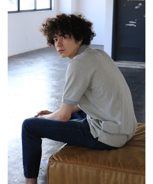 CRAFT STANDARD BOUTIQUE(クラフトスタンダードブティック)の「ポケット付鹿子カットポロシャツ●(ポロシャツ・メンズ・オフホワイト/カーキ/ネイビー/ブラック/ホワイト/ベージュ系その他/ダークネイビー/ホワイト系その他4/ブルー系その他2/グリーン/杢グレー/グレー系その他・LL/M/L)」の17枚目の写真