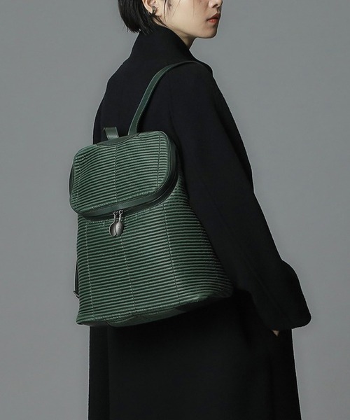 HIROKO HAYASHI（ヒロコハヤシ）の「MONTE（モンテ）リュック（バックパック/リュック・レディース・ブラック/ダークネイビー/モスグリーン系4/ダークブラウン/ブルー/モスグリーン/サックスブルー/グリーン系その他5・00）」の5枚目の写真