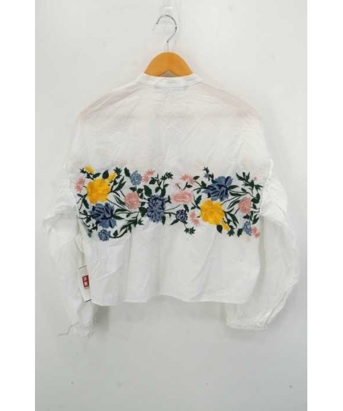 ［ZARA］フローラル刺繍シャツ ZARA - ZARA 刺繍 フローラル シャツの通販 by hiyon_shop｜ザラ