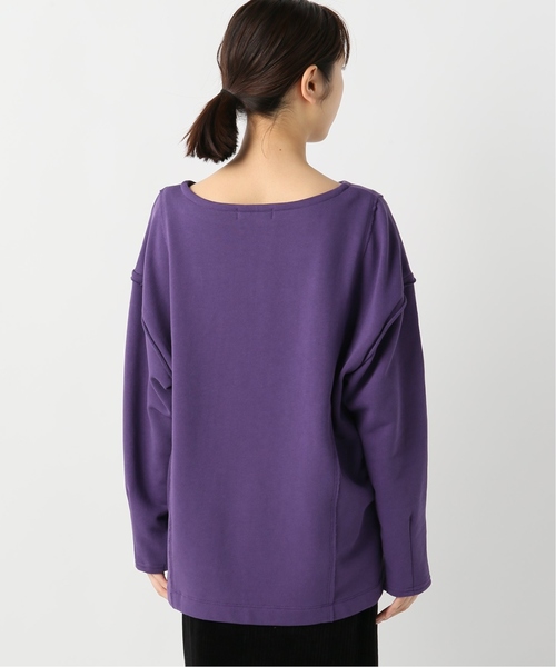 JOINT WORKS（ジョイントワークス）の「裏毛フロントスリットプルオーバー◆（スウェット・レディース・ブラック/カーキ/パープル・FREE）」の8枚目の写真