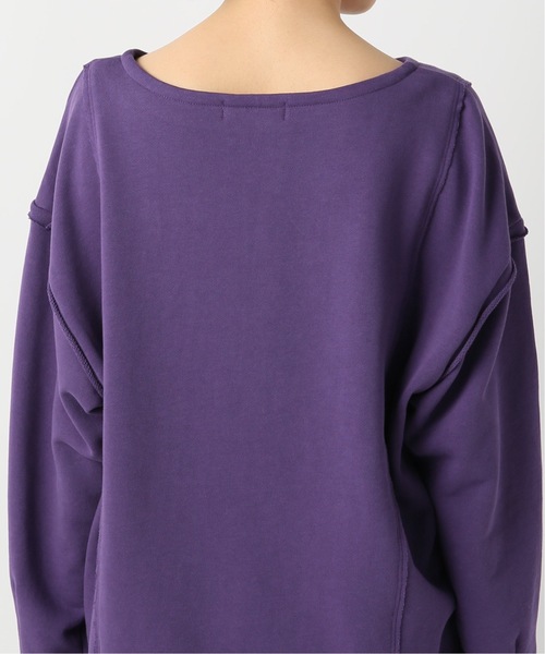 JOINT WORKS（ジョイントワークス）の「裏毛フロントスリットプルオーバー◆（スウェット・レディース・ブラック/カーキ/パープル・FREE）」の10枚目の写真