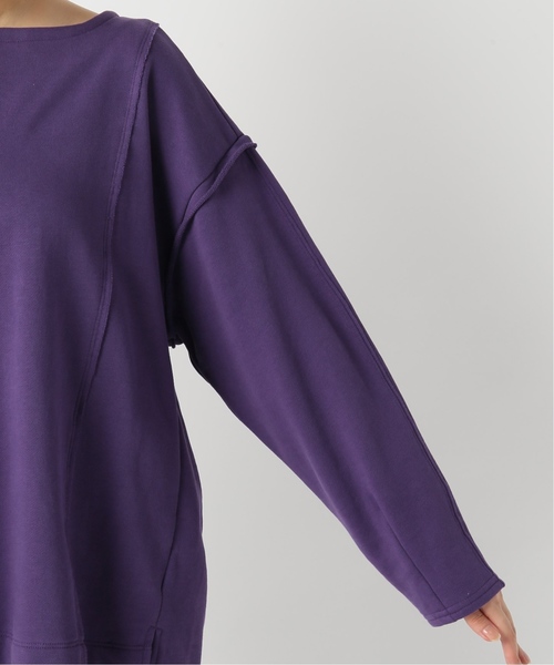 JOINT WORKS（ジョイントワークス）の「裏毛フロントスリットプルオーバー◆（スウェット・レディース・ブラック/カーキ/パープル・FREE）」の11枚目の写真