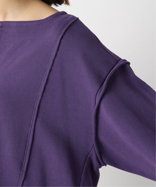 JOINT WORKS（ジョイントワークス）の「裏毛フロントスリットプルオーバー◆（スウェット・レディース・ブラック/カーキ/パープル・FREE）」の12枚目の写真
