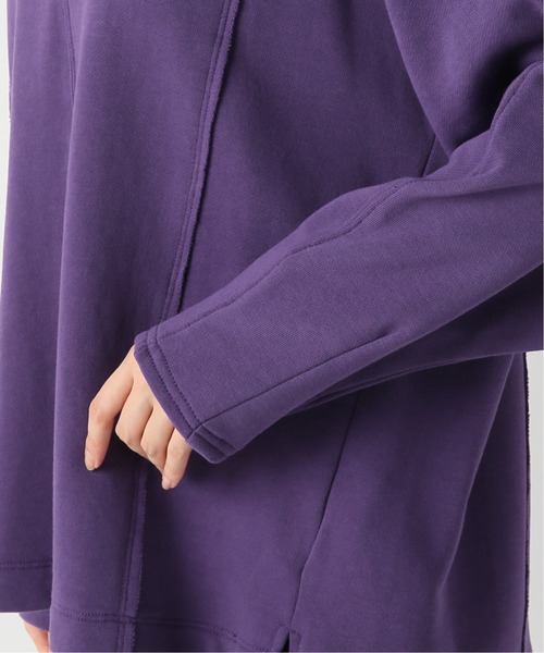 JOINT WORKS（ジョイントワークス）の「裏毛フロントスリットプルオーバー◆（スウェット・レディース・ブラック/カーキ/パープル・FREE）」の13枚目の写真